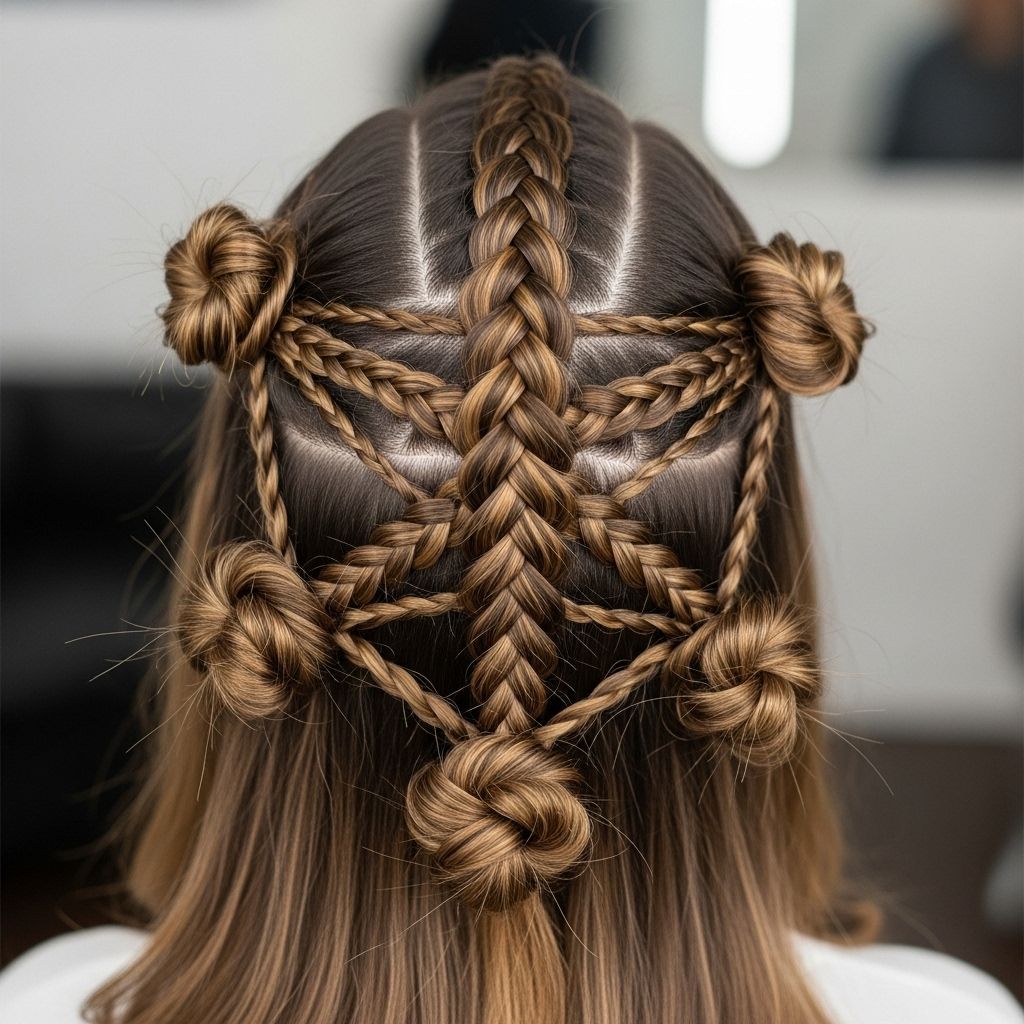 Discover how to craft the showstopping star braid with mini buns, plus expert tips for making any protective style shine on every hair texture.
