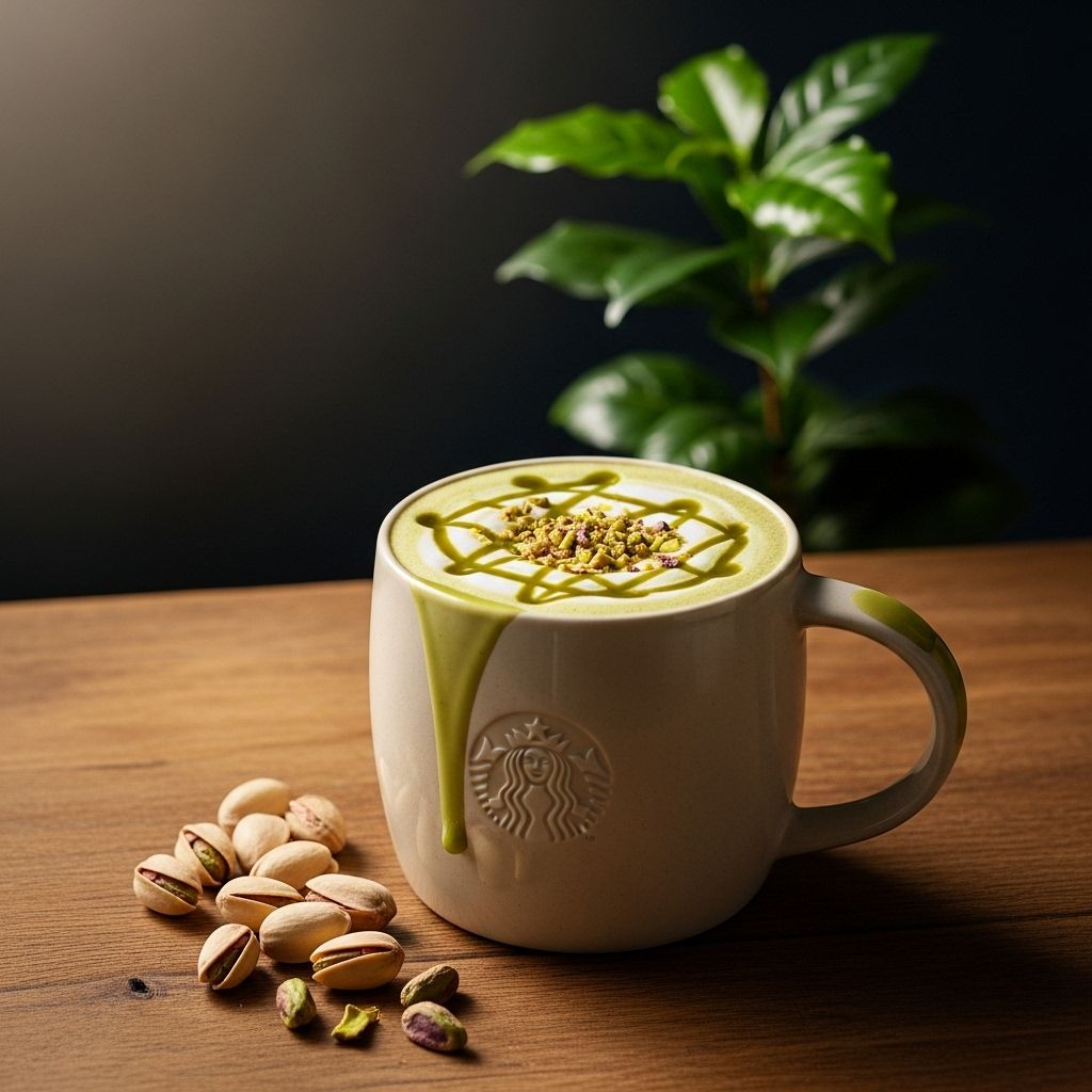Uncover the ingredients, nutrition facts, and health impact of Starbucks' beloved Pistachio Latte—served hot or iced and always flavorful.
