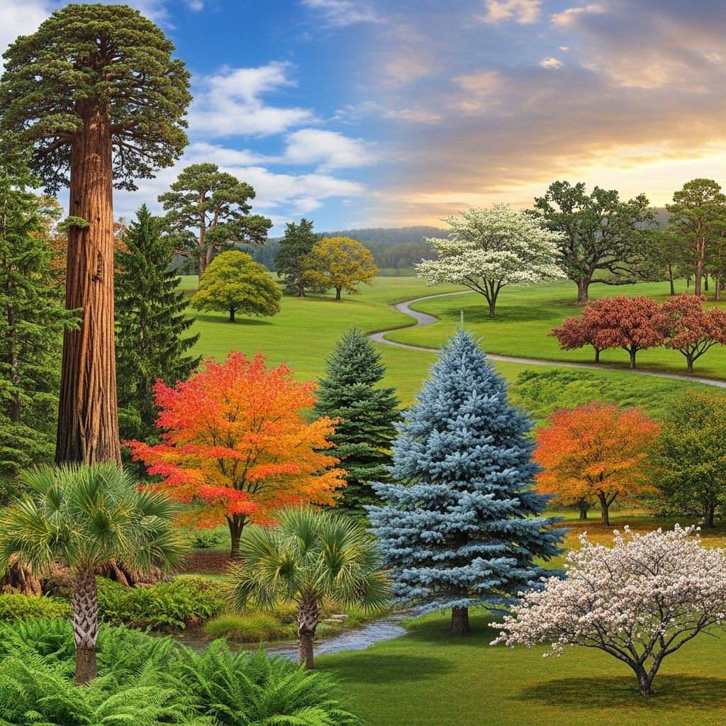 A visual and educational journey through every U.S. state's symbolic tree and its ecological significance.