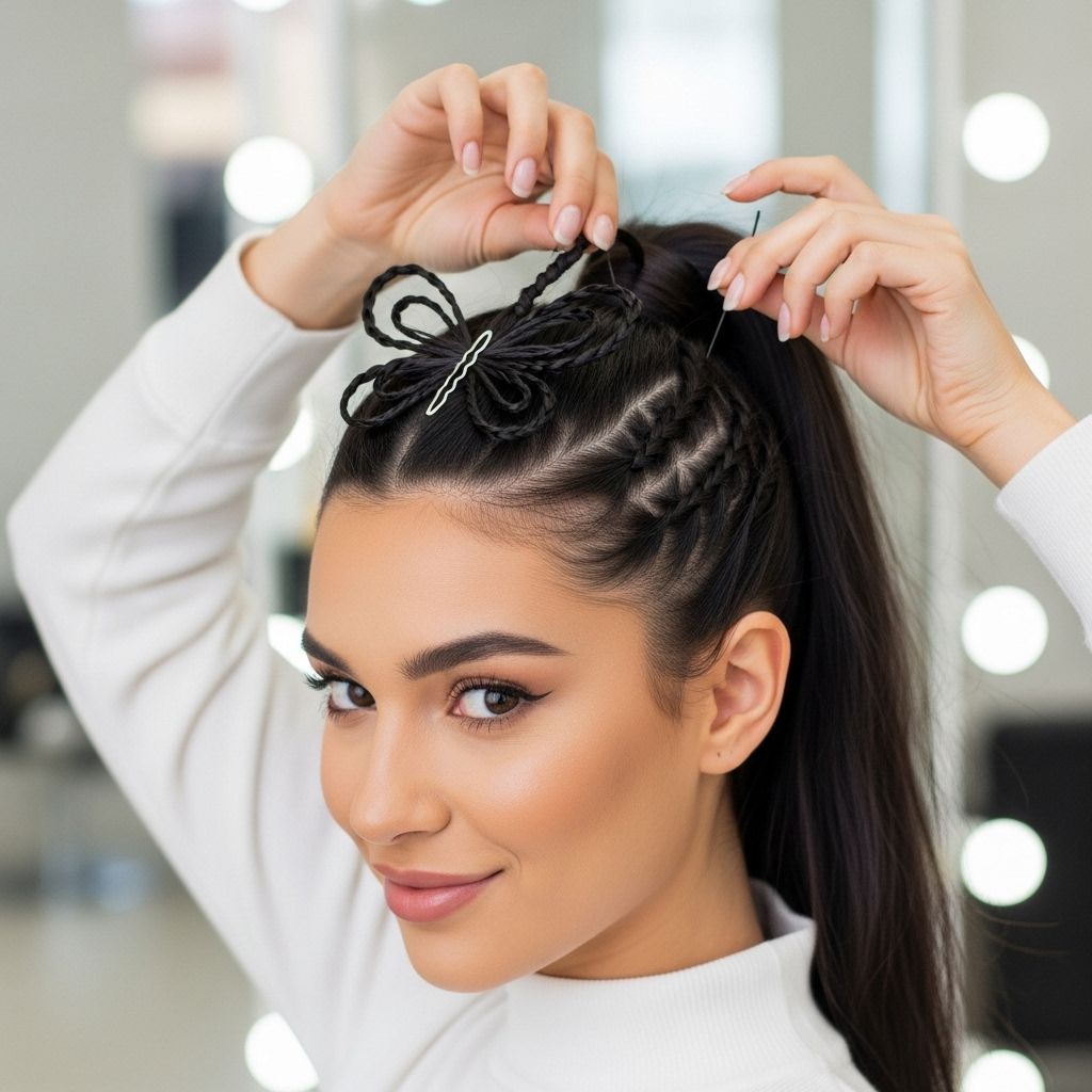 Learn how to master the stitch butterfly ponytail, a versatile braided style that blends artistry with protective hairstyling.
