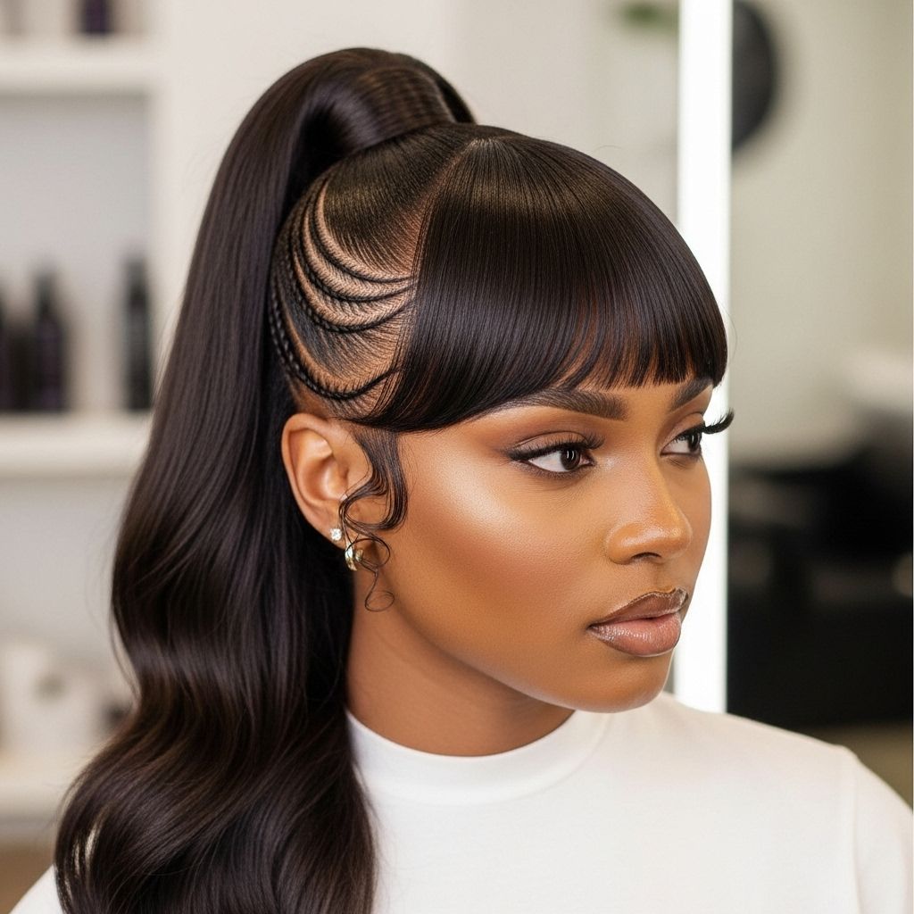 Discover the secrets to creating the trending stitch ponytail with bangs, plus expert prep, styling, and pro tips for a flawless finish.
