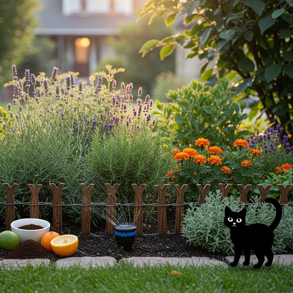 Gentle barriers and natural repellents work together to safeguard your landscaping.