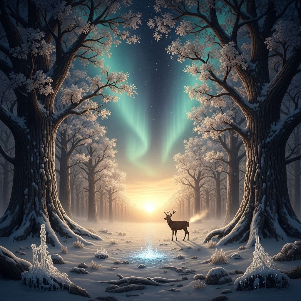 Delve into the myths, rituals, and history of the winter solstice, a night when the ordinary turns magical and the sun's rebirth is celebrated worldwide.