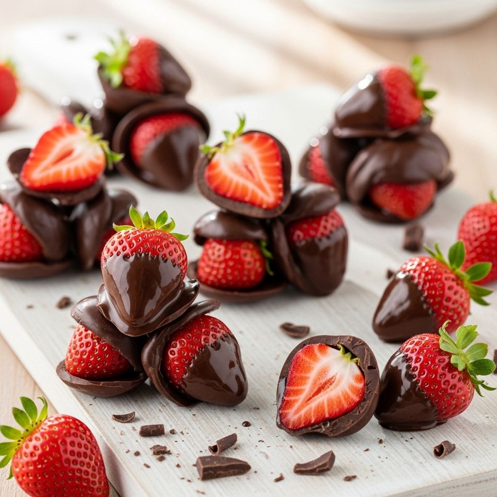 Discover how to make irresistibly healthy strawberry chocolate clusters—the perfect blend of fruit, yogurt, and chocolate for every sweet tooth.