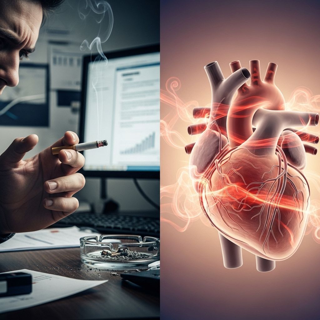 How Stress Fuels Smoking Habits and Heart Disease Risks Explore the connection between stress, smoking, and heart health, plus practical strategies for coping and quitting.