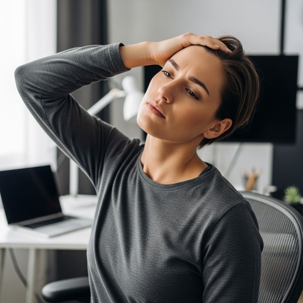 Stretches & Ergonomic Fixes for Tech Neck Headaches: Comprehensive Guide to Relief and Prevention Targeted movements and workstation adjustments relieve tension from hours of device use.