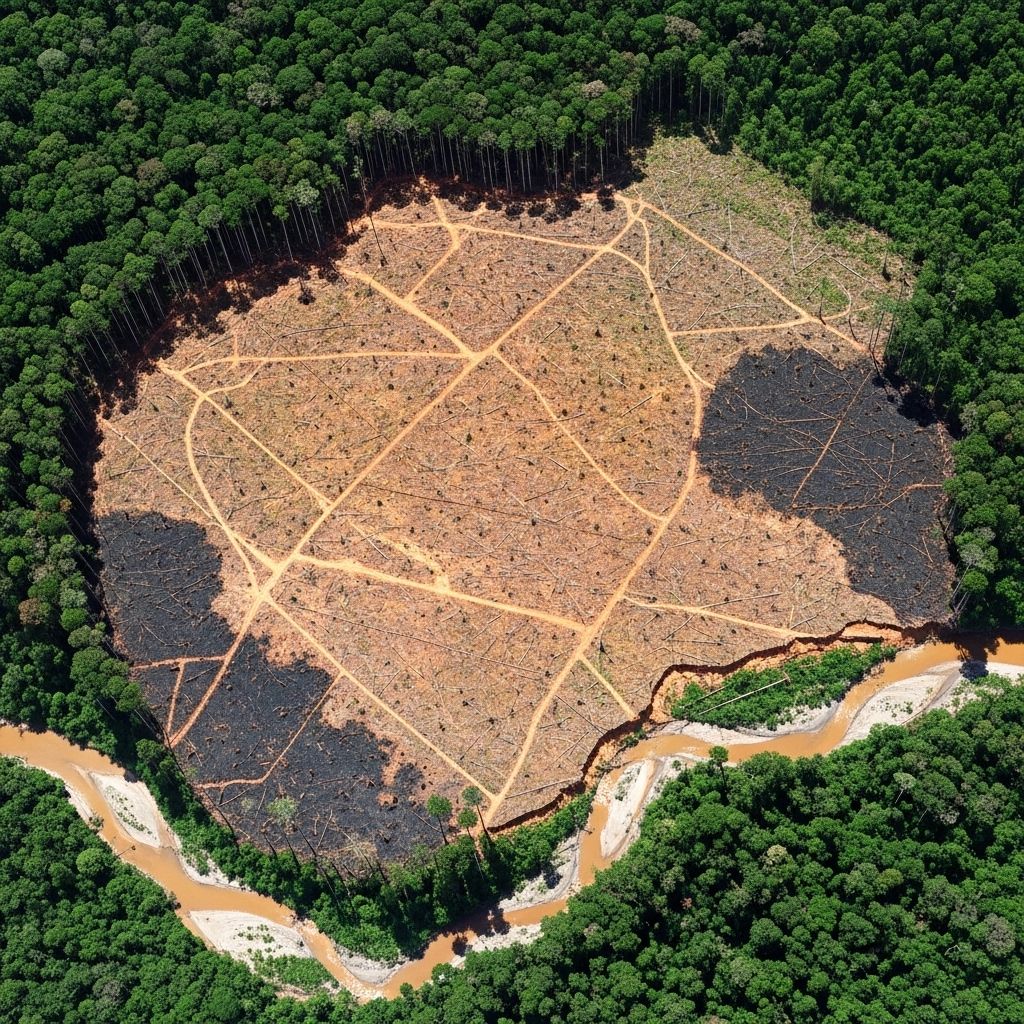 Satellite imagery exposes the scale and causes of global deforestation—revealing urgent environmental threats and the need for action.