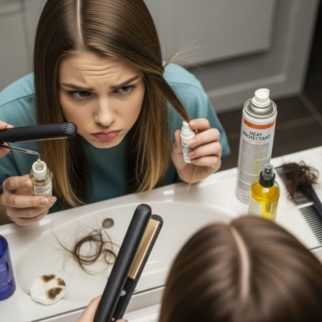 If you straighten your hair daily, these are the real-life challenges and rituals you know all too well.