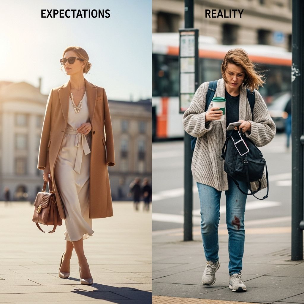 Explore the hilarious and relatable truths behind classic style expectations, and discover how real life makes fashion moments so much more interesting.
