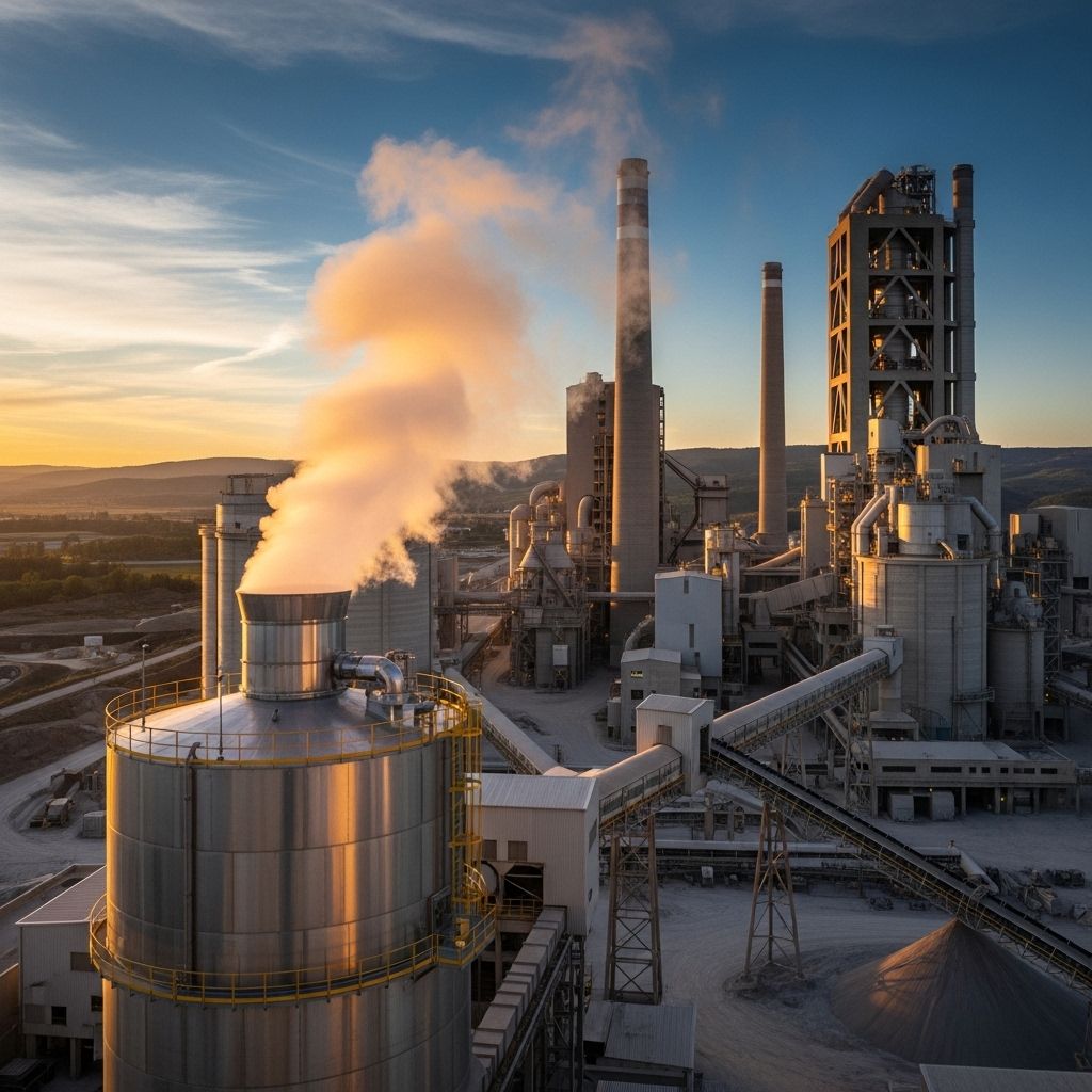 Revolutionizing cement: Electrified processes and zero-carbon promise for a low-emission future in construction.