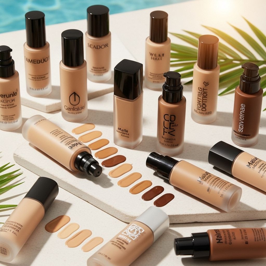 Master summer sweat and shine with these expert-approved matte foundation products, tips, and celeb-inspired looks.