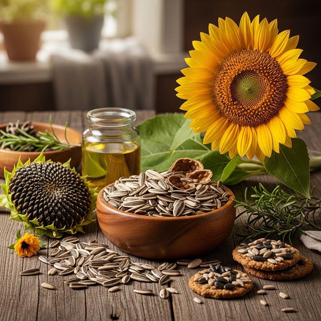 Unlocking Sunflower Seeds: Benefits, Uses, and Taste Crunchy kernels pack a punch of nutrients and flavor in every snackable bite.