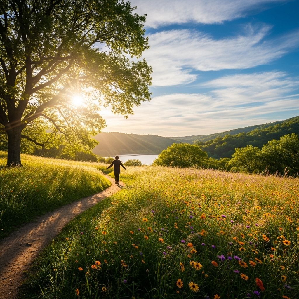 Natural light and fresh air help restore emotional balance and soothe the mind.