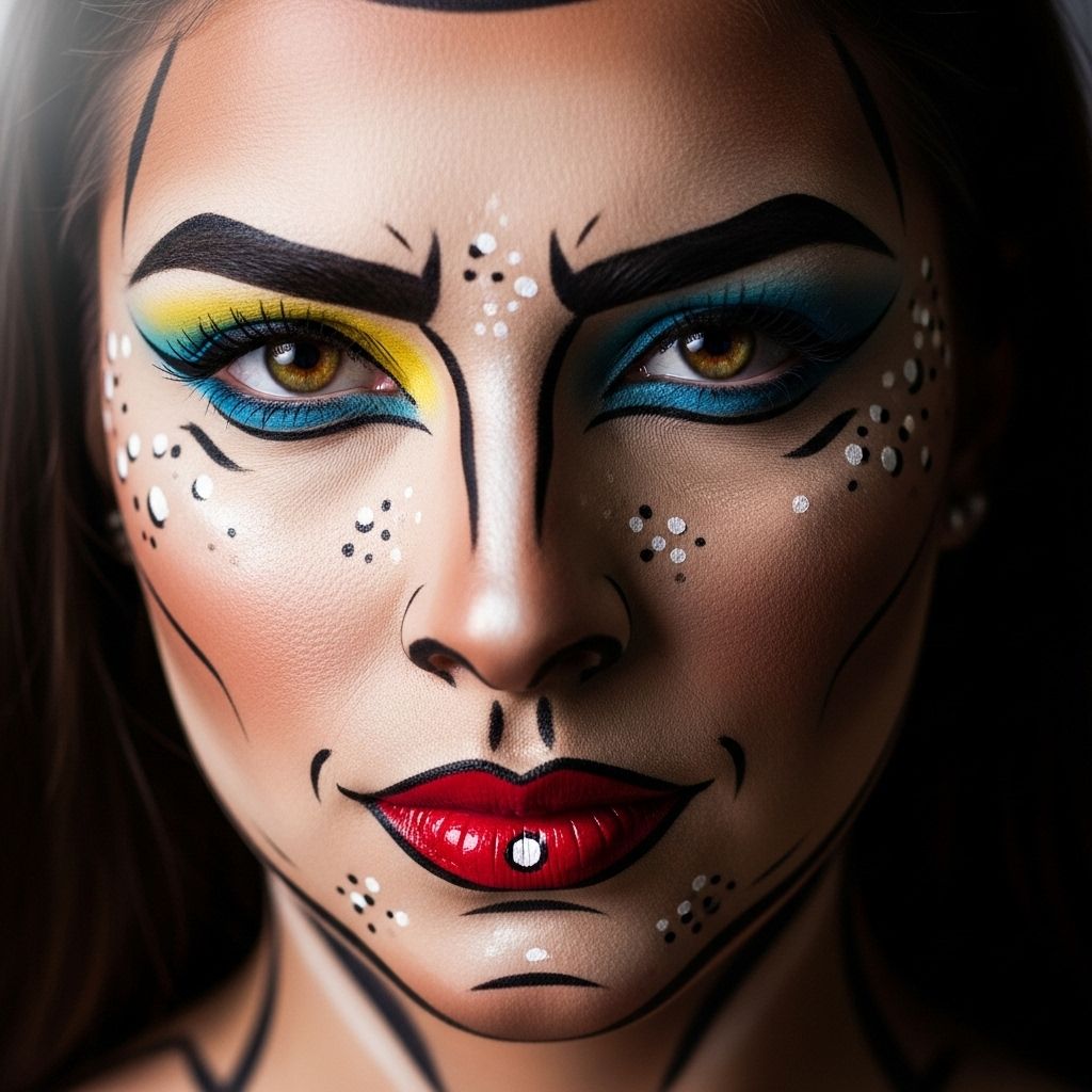 Elevate your Halloween look with bold, graphic superhero makeup—step-by-step guidance for unleashing your comic book alter ego.