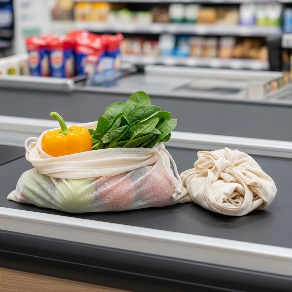 Essential strategies for reducing grocery packaging waste and shopping sustainably without personal containers.