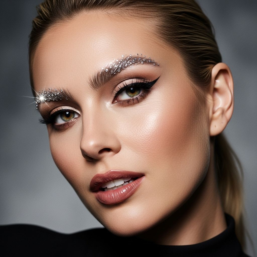 Discover Tate McRae’s take on the new party brow trend and her secrets for glowy, performance-ready skin.