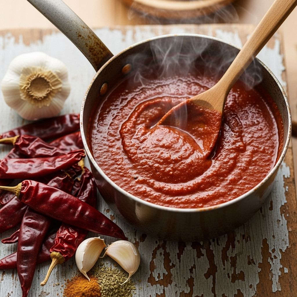 10-Minute Homemade Enchilada Sauce Quickly craft delicious, authentic enchilada sauce at home in just 10 minutes.