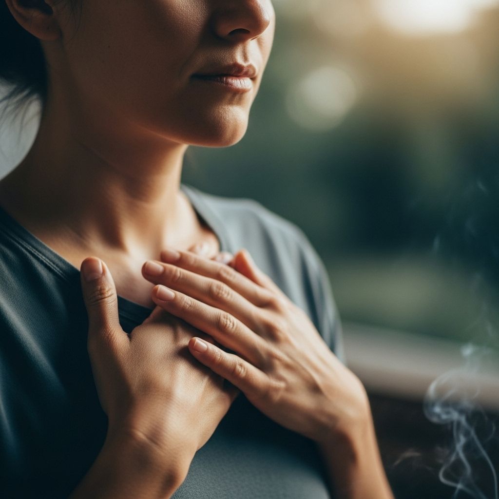 Deep breathing techniques unlock stored tension and foster a grounded sense of calm.