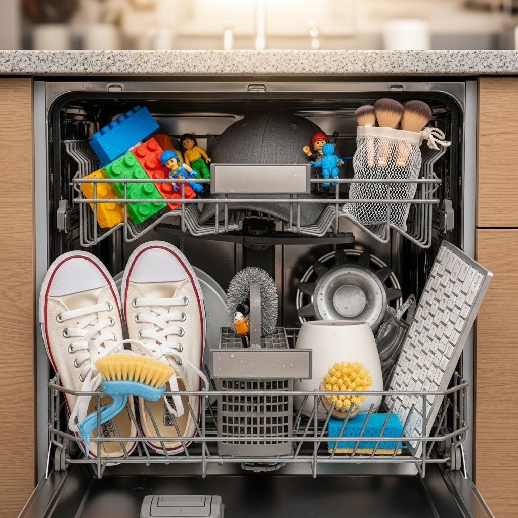 Surprising Things You Can Clean in Your Dishwasher Harness hot water jets to refresh sponges, toys, and tools, no extra scrubbing required.