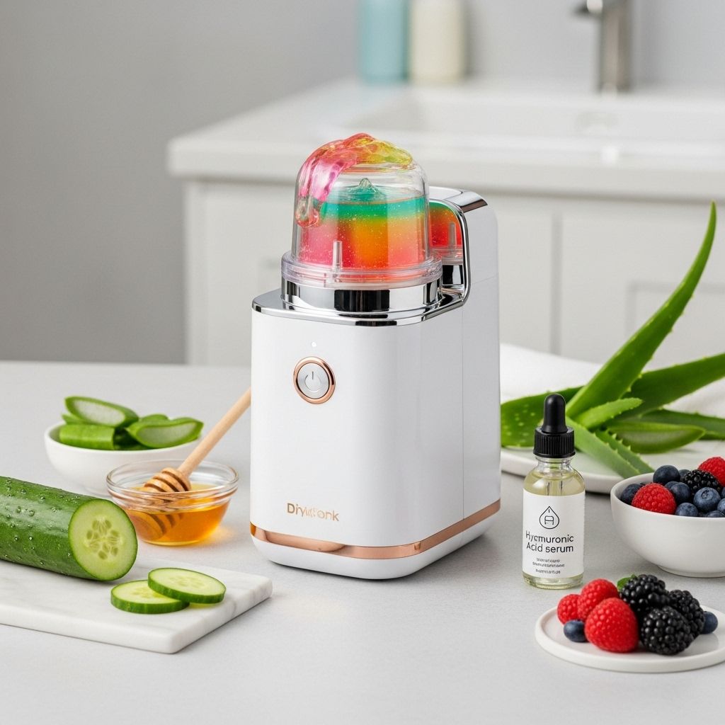 Explore TikTok’s trending face mask machines—how they turn fruit and liquids into jelly sheet masks, their safety, and expert advice on at-home skincare devices.