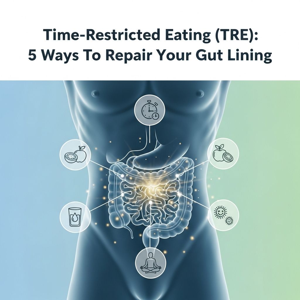 Time-Restricted Eating (TRE) for Gut Lining Repair: Science, Mechanisms, and Practical Guidance Use meal timing to strengthen intestinal barriers and promote smoother digestion.