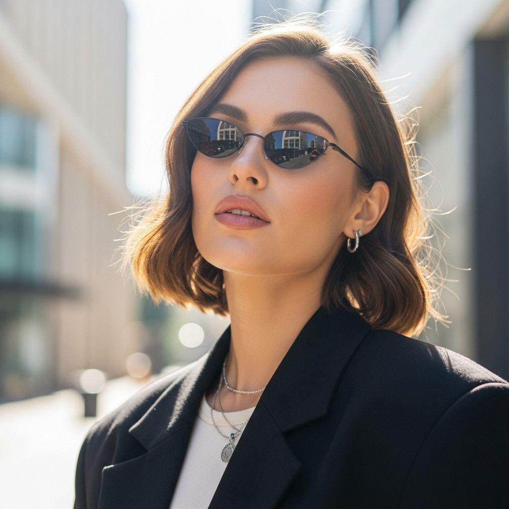 Why tiny sunglasses have taken over fashion, who's wearing them, and how to style these statement shades for maximum impact.