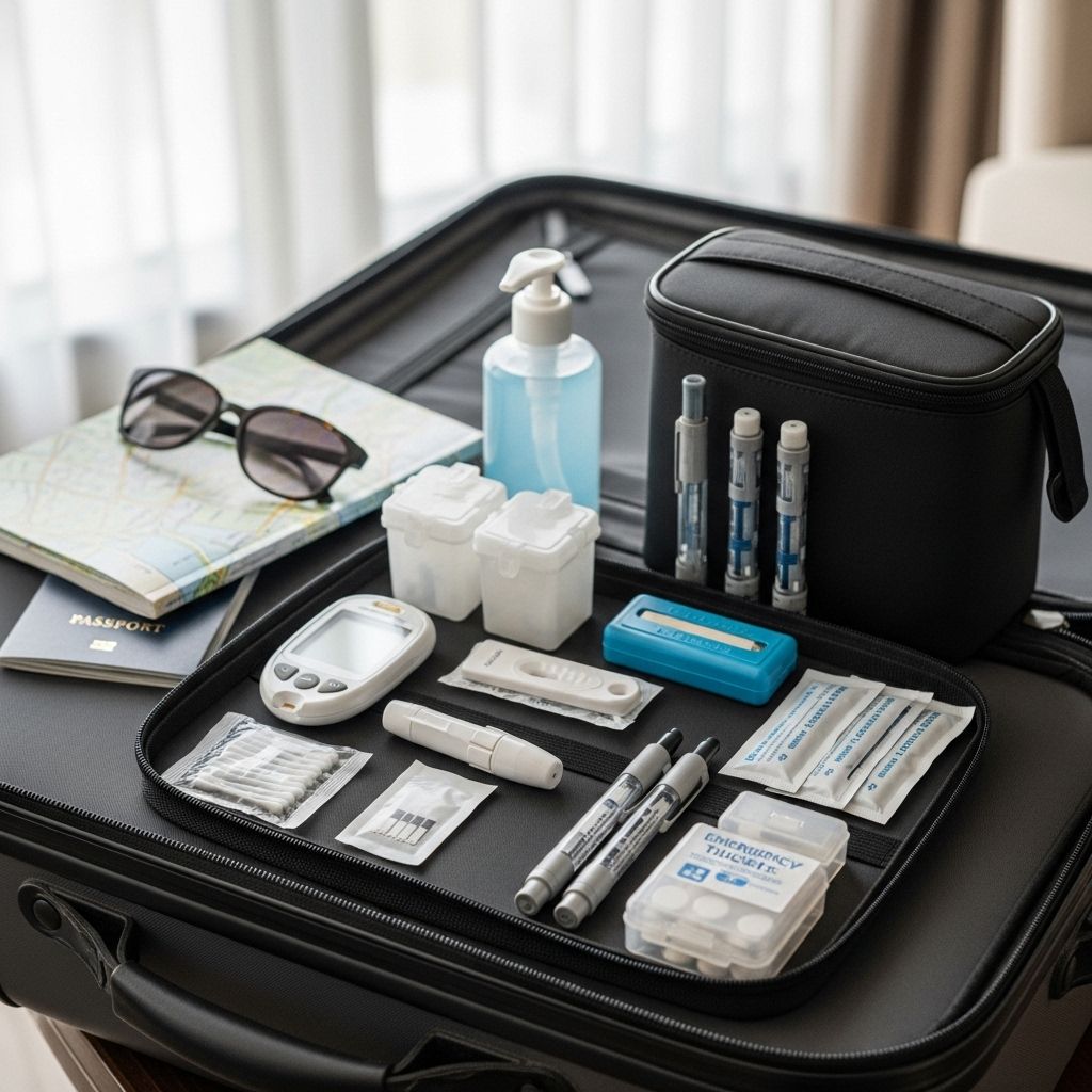 Essential Tips for Traveling Safely with Diabetes Smart planning, preparation, and healthy habits help people with diabetes travel safely and enjoyably.