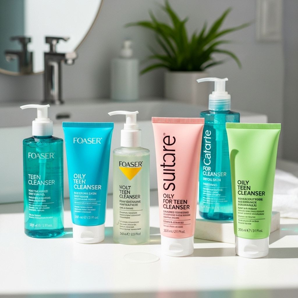 Top 5 Cleansers for Oily Teen Skin: Expert-Approved Solutions A cleansing ritual helps control oil while preserving moisture for a balanced complexion.