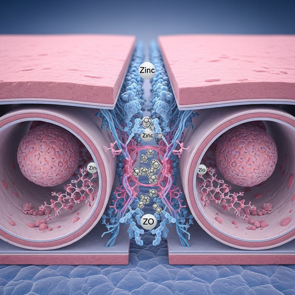 Trace Minerals and the Assembly of Tight Junctions: Focus on the Critical Role of Zinc in Barrier Integrity and Function Coordinating mineral-driven protein assembly to maintain cell cohesion and tissue health.