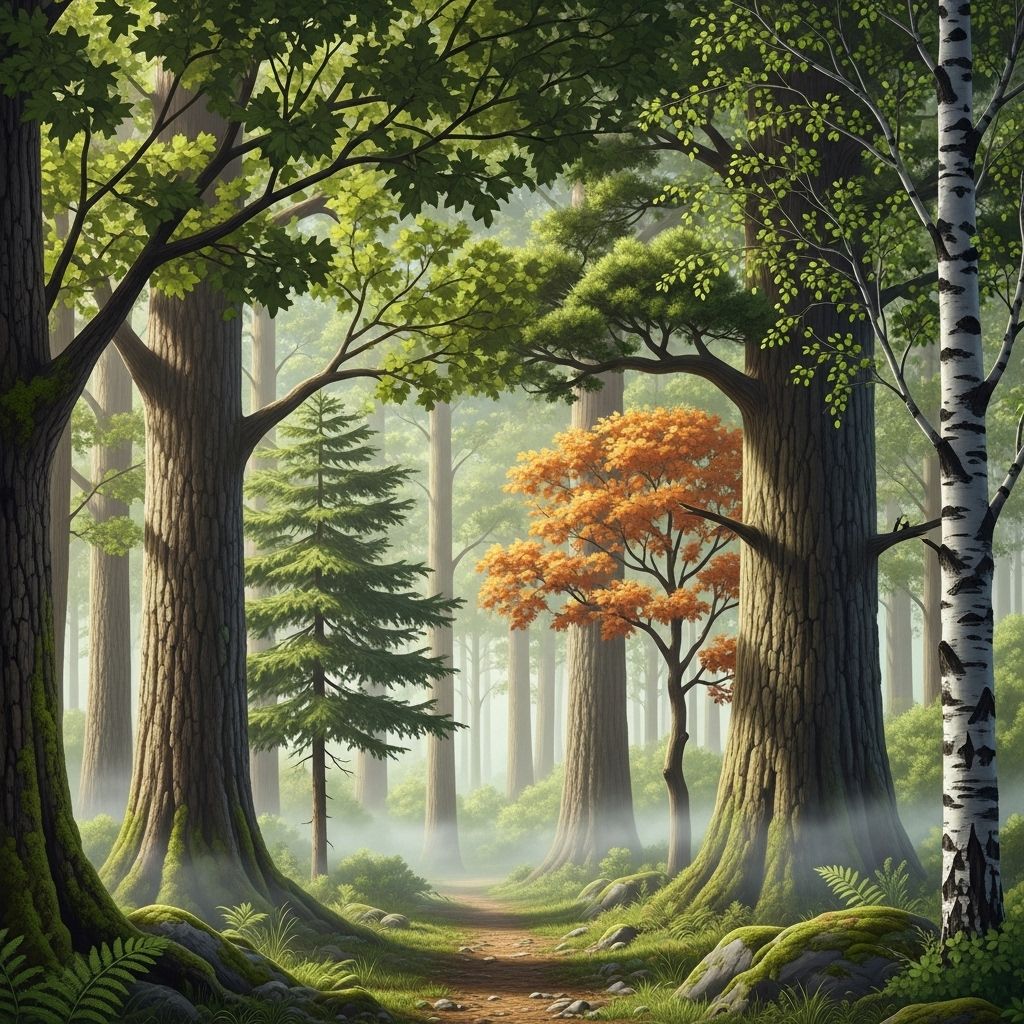 Tree Species and Their Distinct Effects on Therapeutic Outcomes: Understanding the Science of Healing Forests Discover how tree aromas and structures deepen relaxation and strengthen immunity.