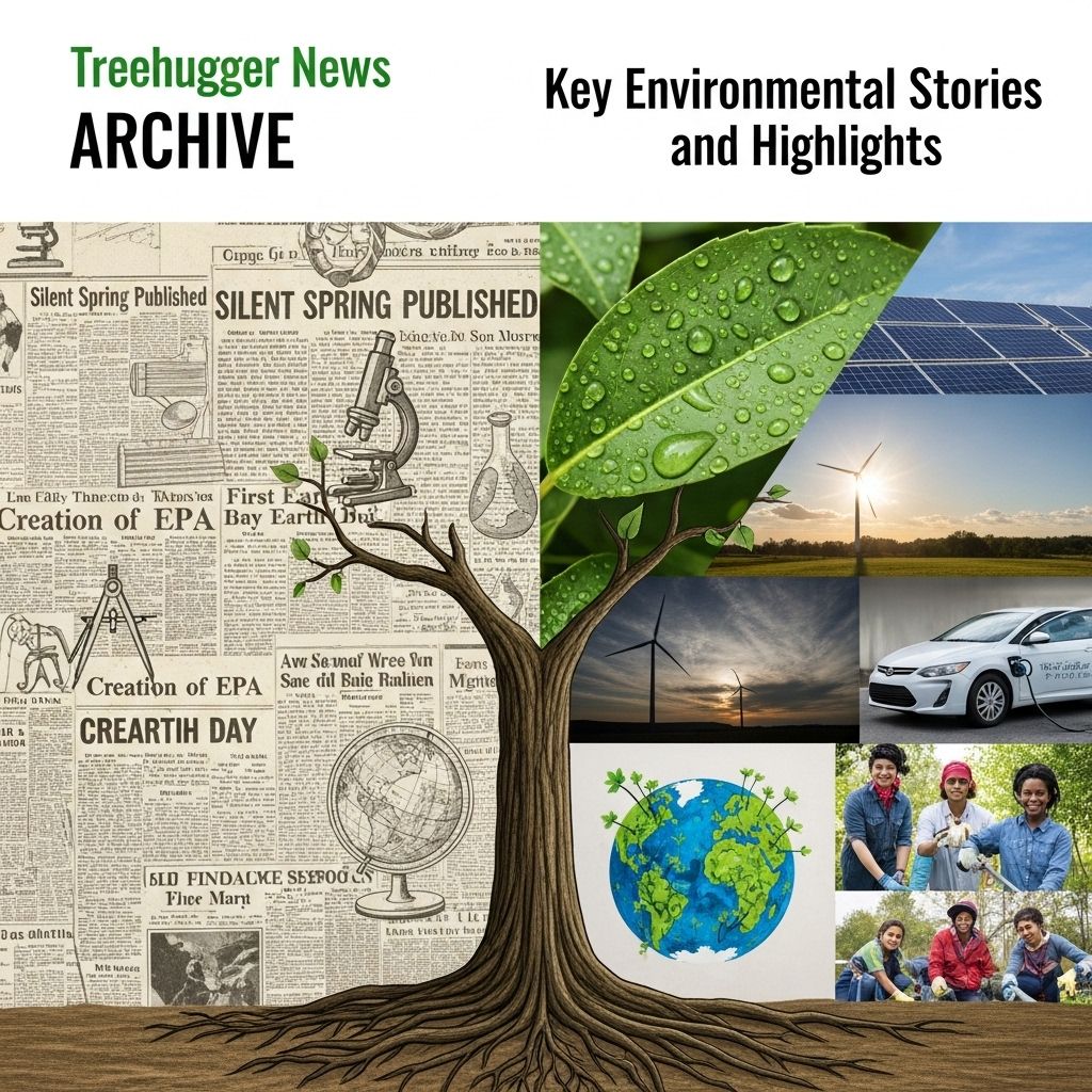 Explore significant environmental headlines, innovations, and trends through Treehugger's comprehensive news archive.