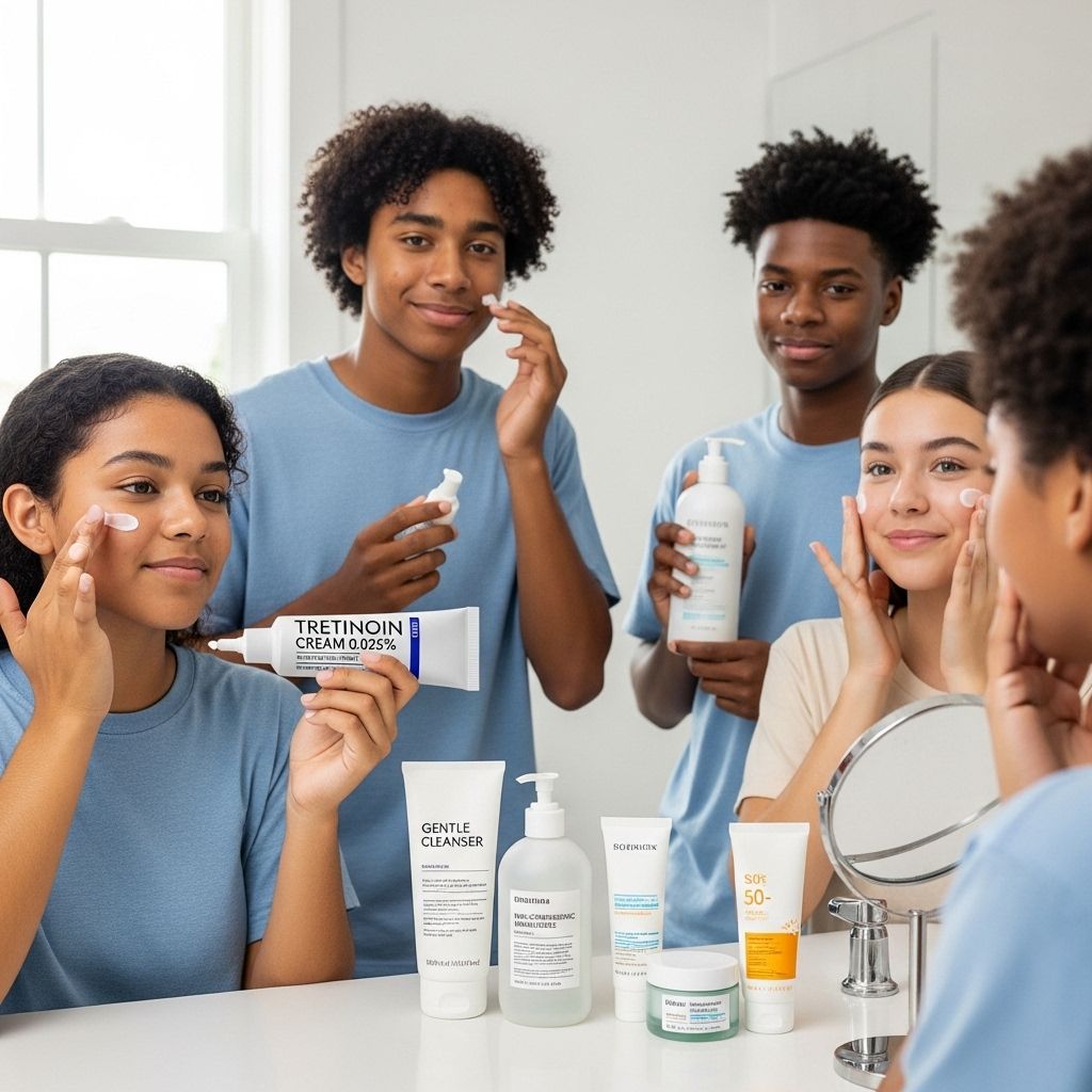 Tretinoin Dry Skin Fix for Teens: Complete Guide to Caring for Sensitive Young Skin Balance retinoid treatment with targeted hydration for comfortable, clearer complexions.