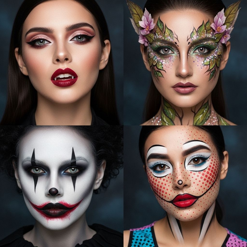 From avant-garde illusions to pop-culture icons, explore and recreate the season's most viral Halloween makeup trends.