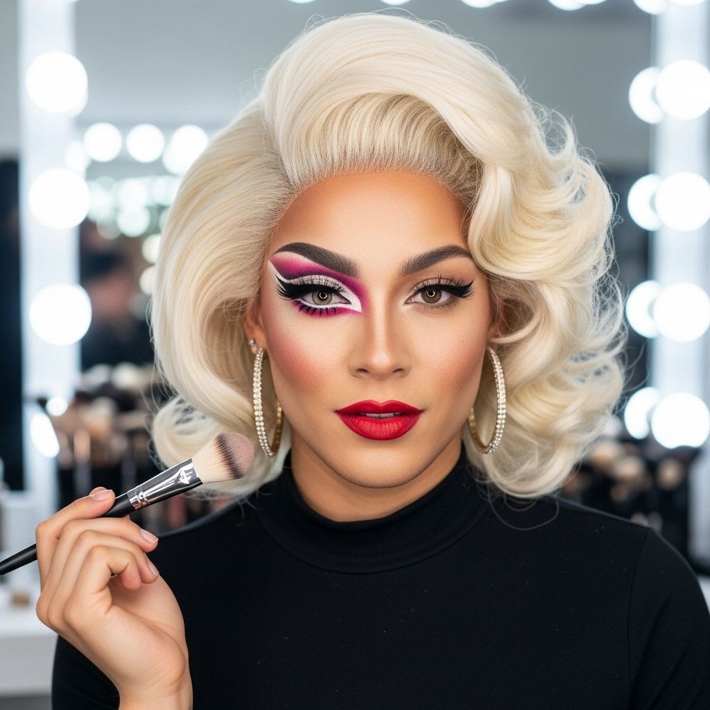 Follow Trinity the Tuck as she breaks down the art of achieving flawless drag glam in a stunning makeup transformation.