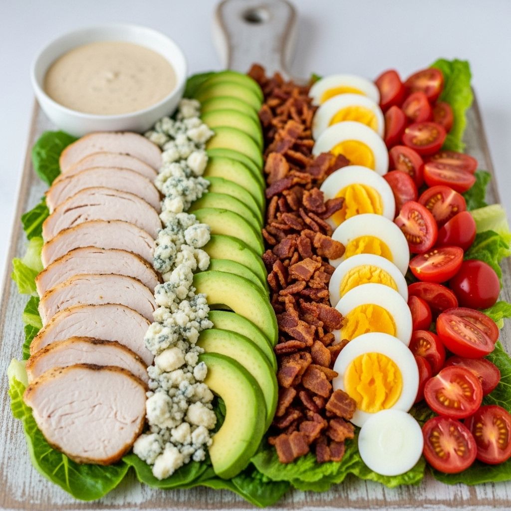 The ultimate Turkey Avocado Cobb Salad: balanced flavors, nourishing nutrition, and quick prep for healthy lunches or dinners.