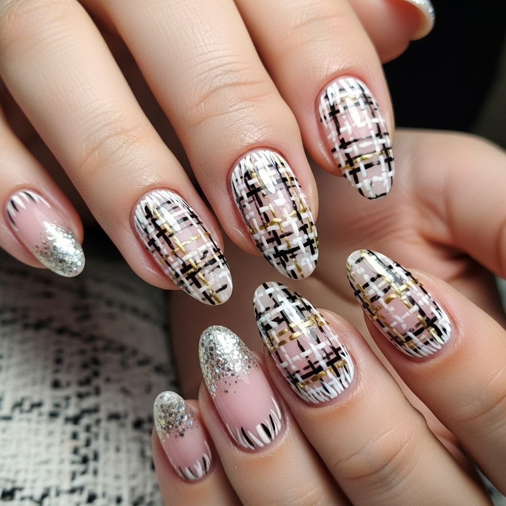 Master the art of textured, fashionable tweed nail designs—our detailed guide makes runway-inspired nail art easy for all skill levels.