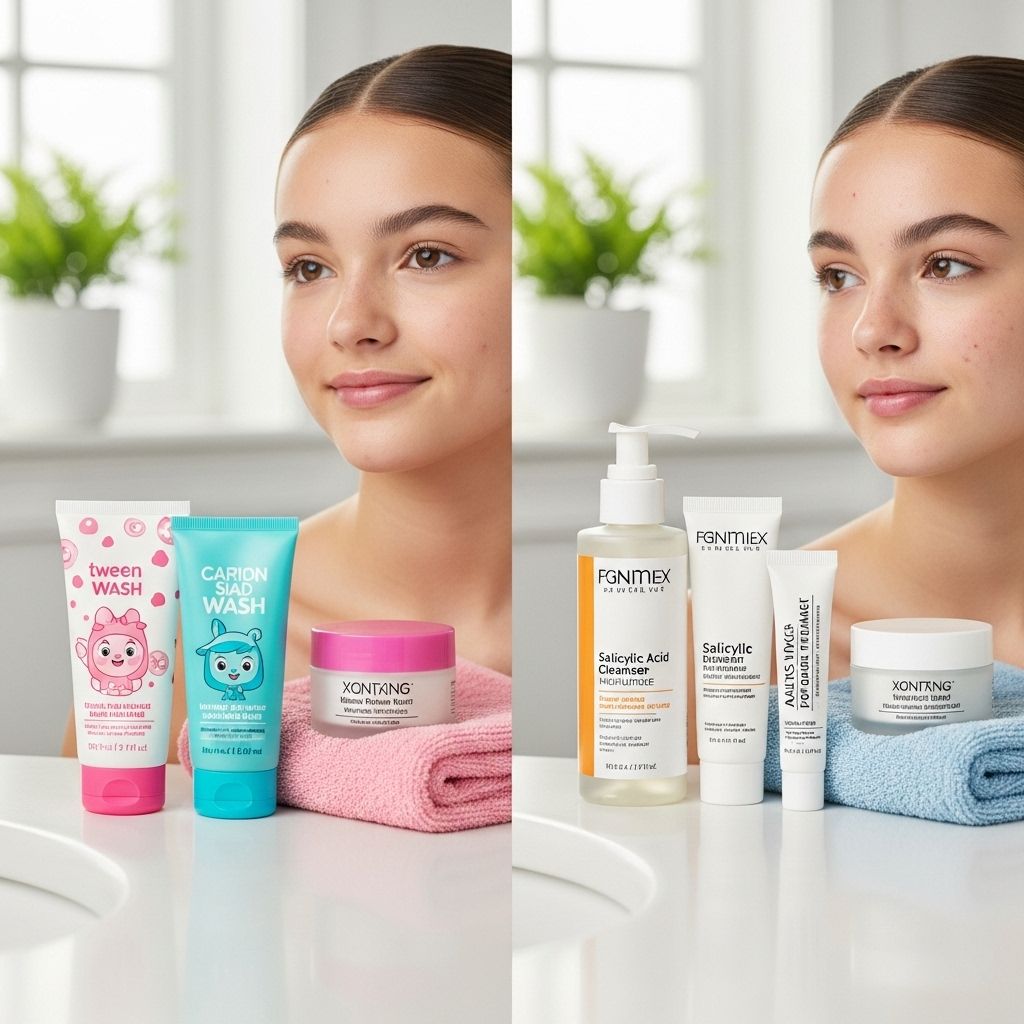 Tween vs. Teen Skincare: Key Differences in Routine, Ingredients, and Approach Explained Protect young skin with simple, safe habits that grow with each stage of development.