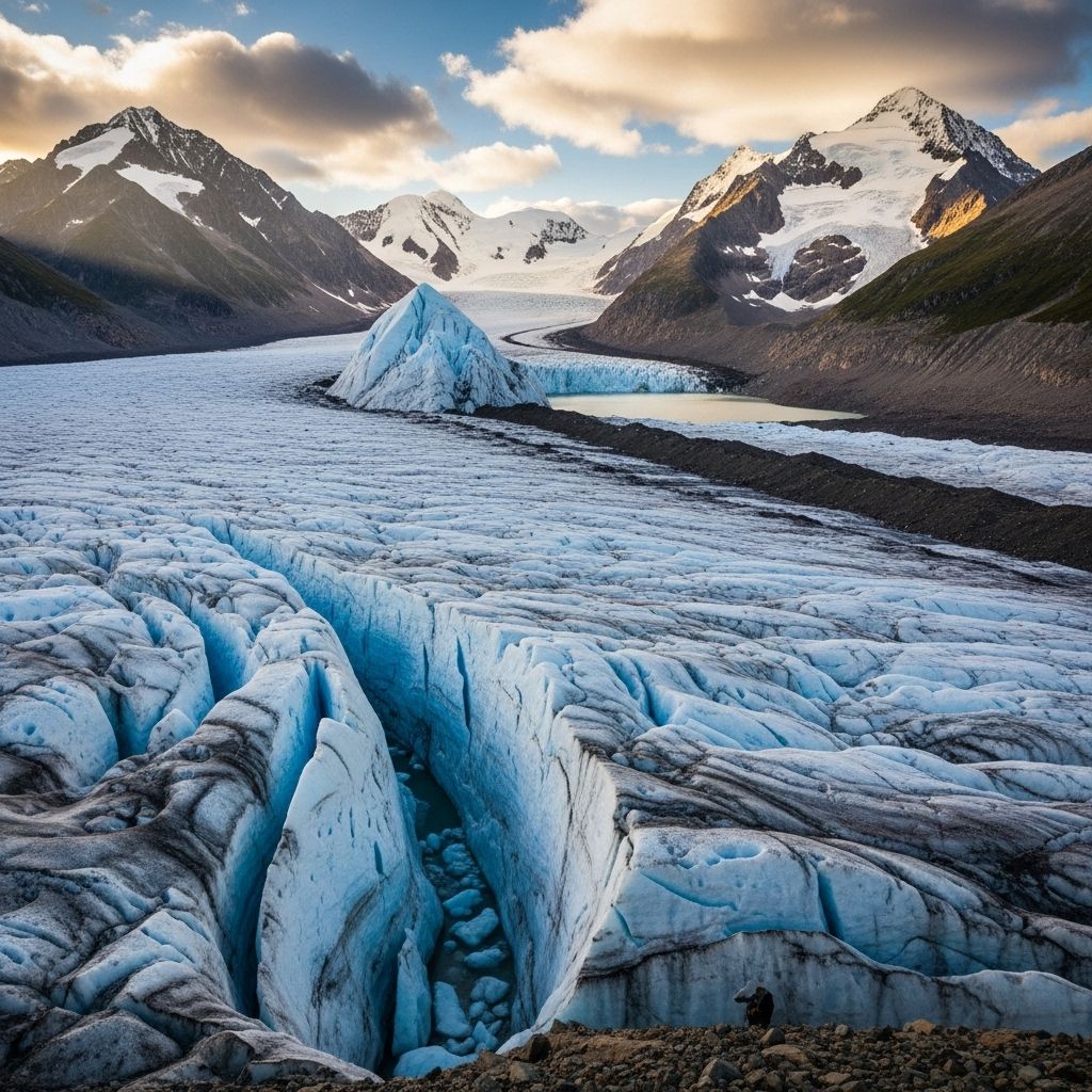 Explore the diverse forms of glaciers, how they shape our landscapes, and their critical environmental roles.