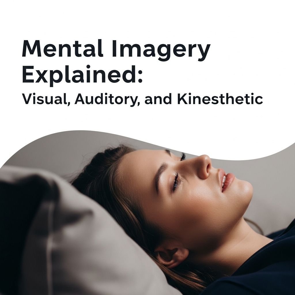 Types of Mental Imagery: Kinesthetic, Auditory, Visual—Exploring Modalities and Their Cognitive Impact Internal sensory simulations enhance memory, creativity, and skill refinement.