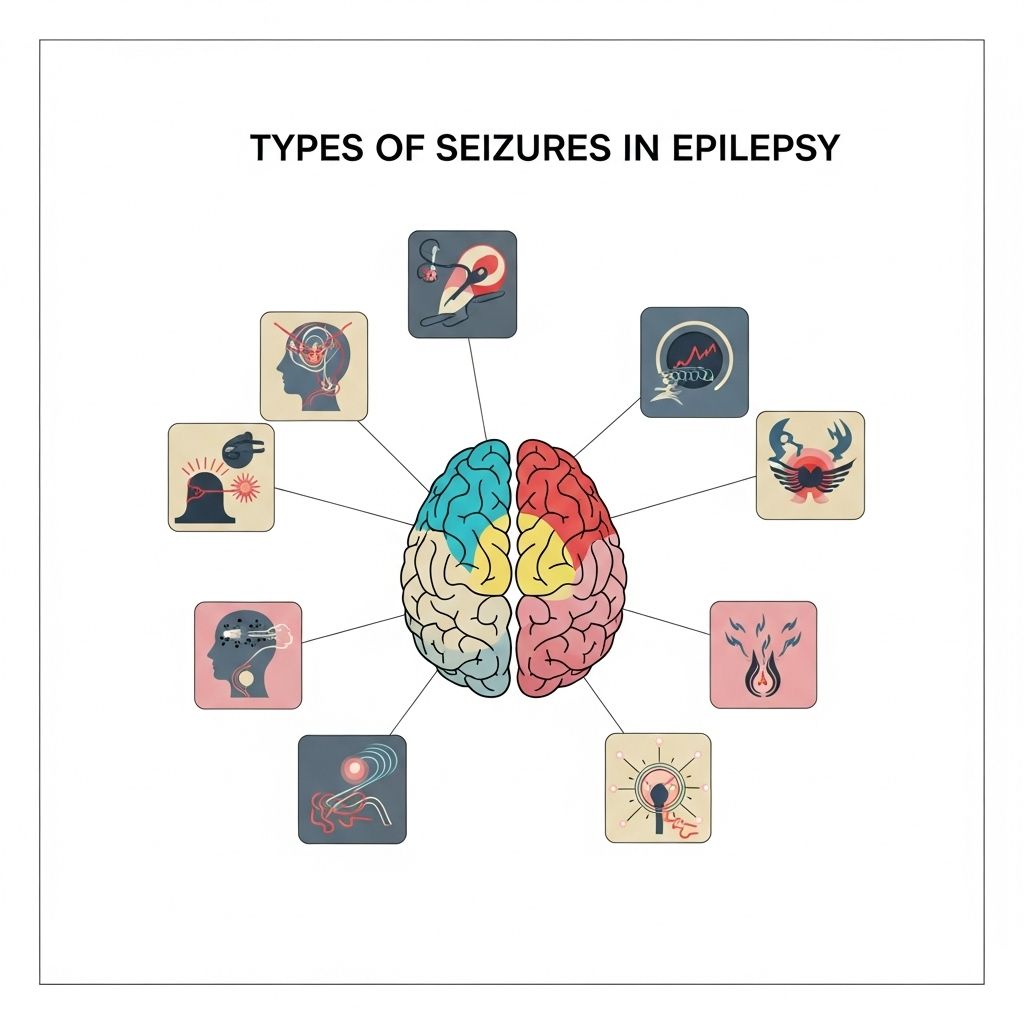 Explore the various types of seizures associated with epilepsy and their distinct characteristics, causes, and treatment options.