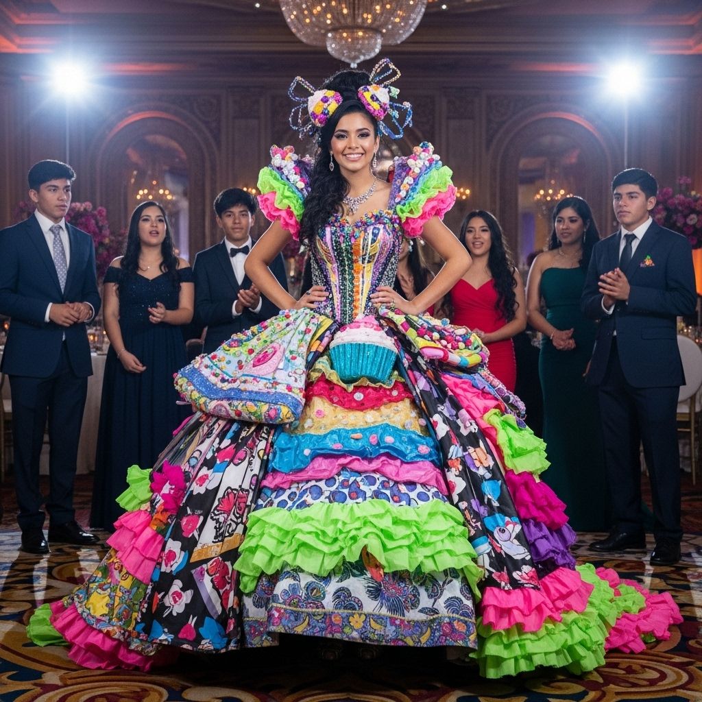 These memorable quinceañera dresses broke the fashion rules—some so wrong, they’re kind of right.