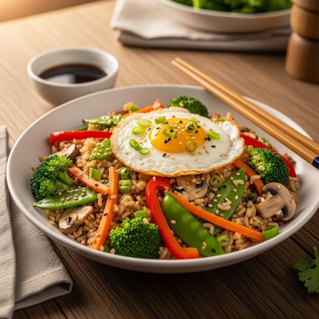Discover how to make easy, nutritious, and delicious vegetable fried rice at home with expert cooking tips, ingredient swaps, and health insights.