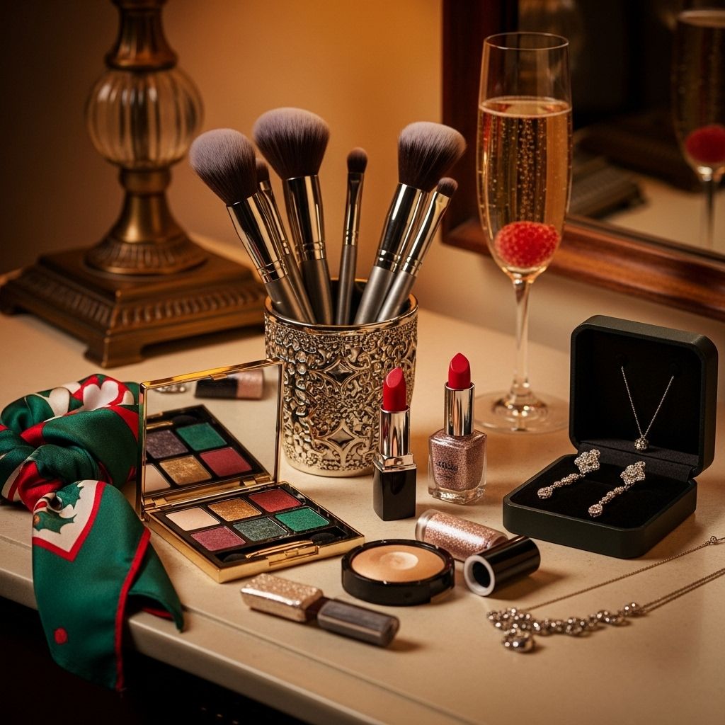Transform your look with expert tips for stunning holiday party makeup