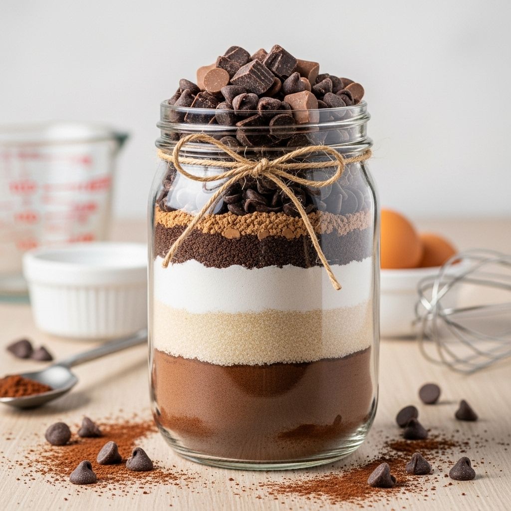 Ultimate Homemade Brownie Mix: Easy, Rich, and Gift-Friendly Make decadent brownies from scratch or gift friends a delicious treat with this easy, budget-friendly homemade brownie mix recipe.