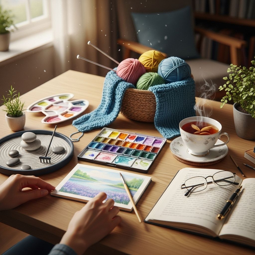 Ultimate List of Calming Hobbies for Stress Relief and Mental Wellness Unwind with engaging pastimes proven to soothe anxiety and nurture peace of mind.