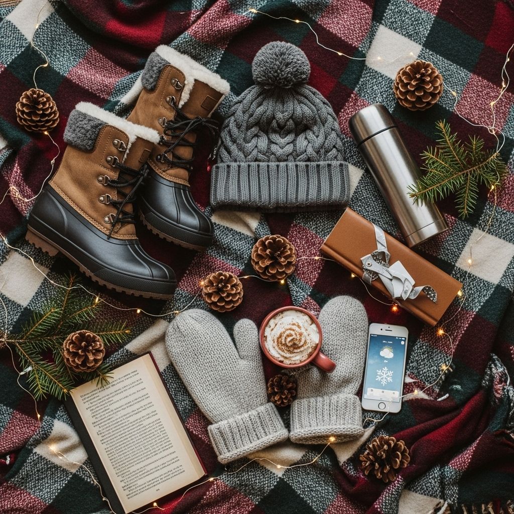 Everything you need to stay warm, cozy, and chic during winter’s snowiest days—from boots to thermoses and everything in between.