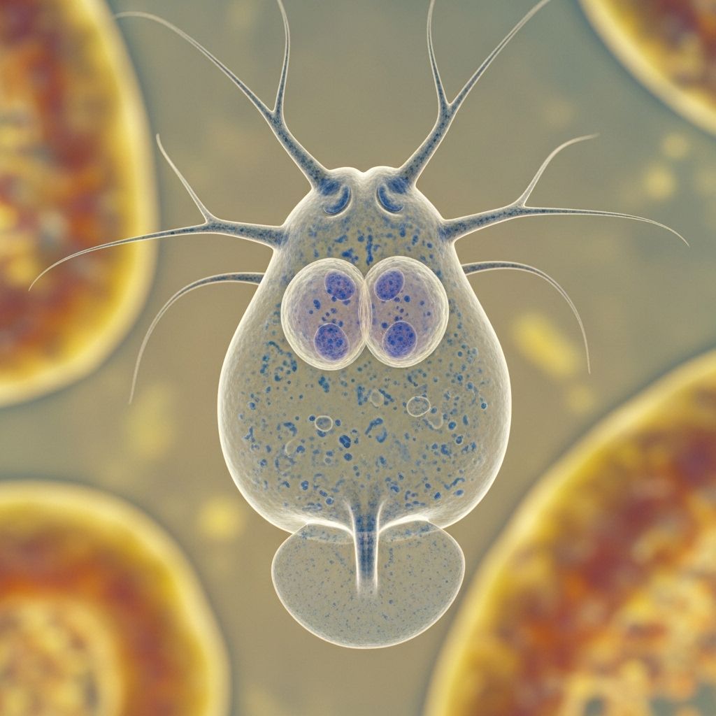 Comprehensive coverage of giardiasis, including causes, symptoms, diagnosis, treatment, and prevention strategies for this common intestinal infection.