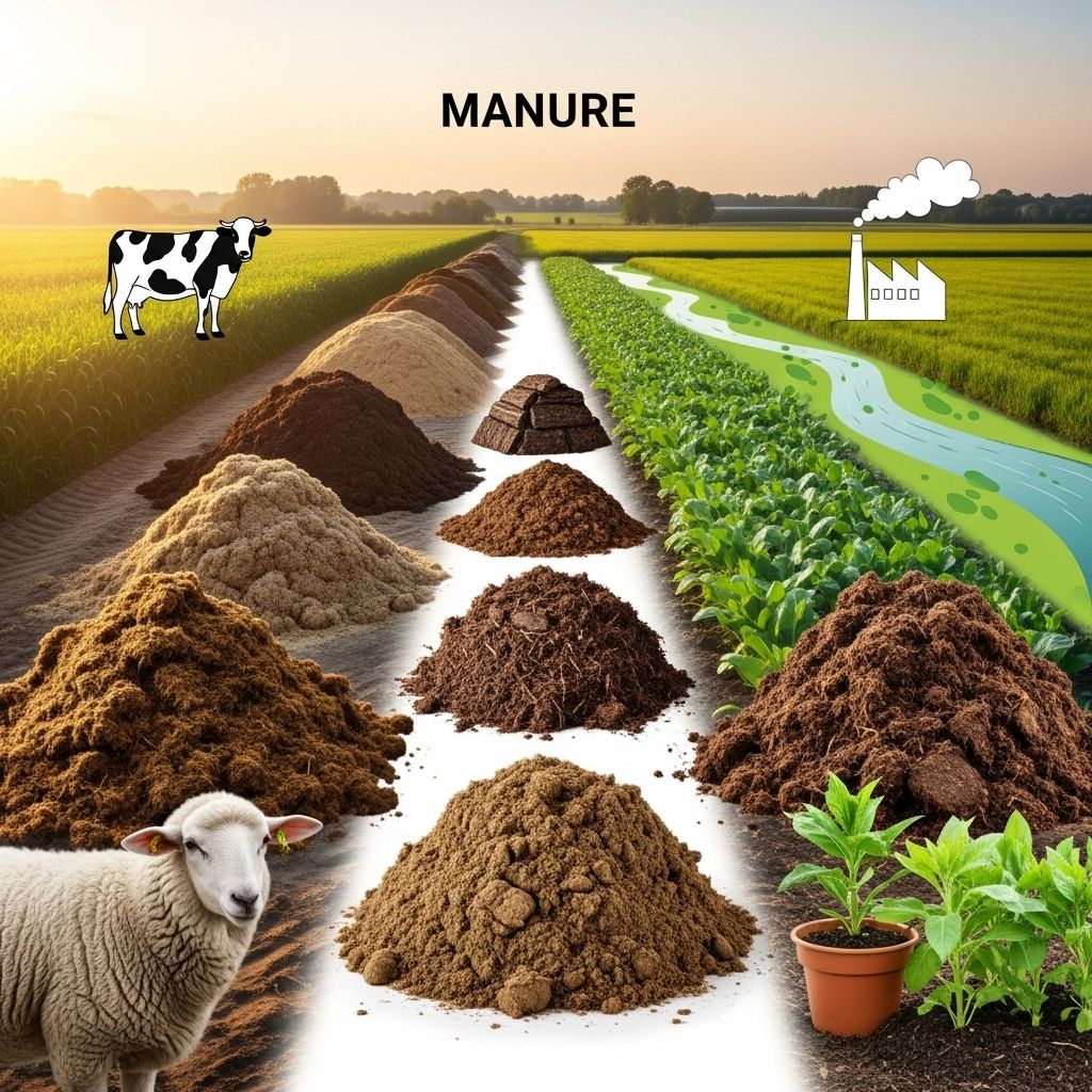 Explore the essentials of manure, its types, applications, and role in sustainable agriculture, soil health, and environmental management.