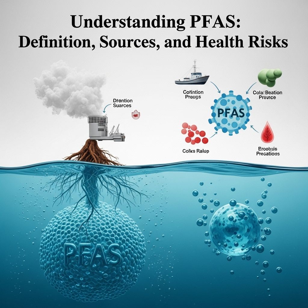 A comprehensive guide to PFAS—what they are, where they are found, and how they impact human health and the environment.