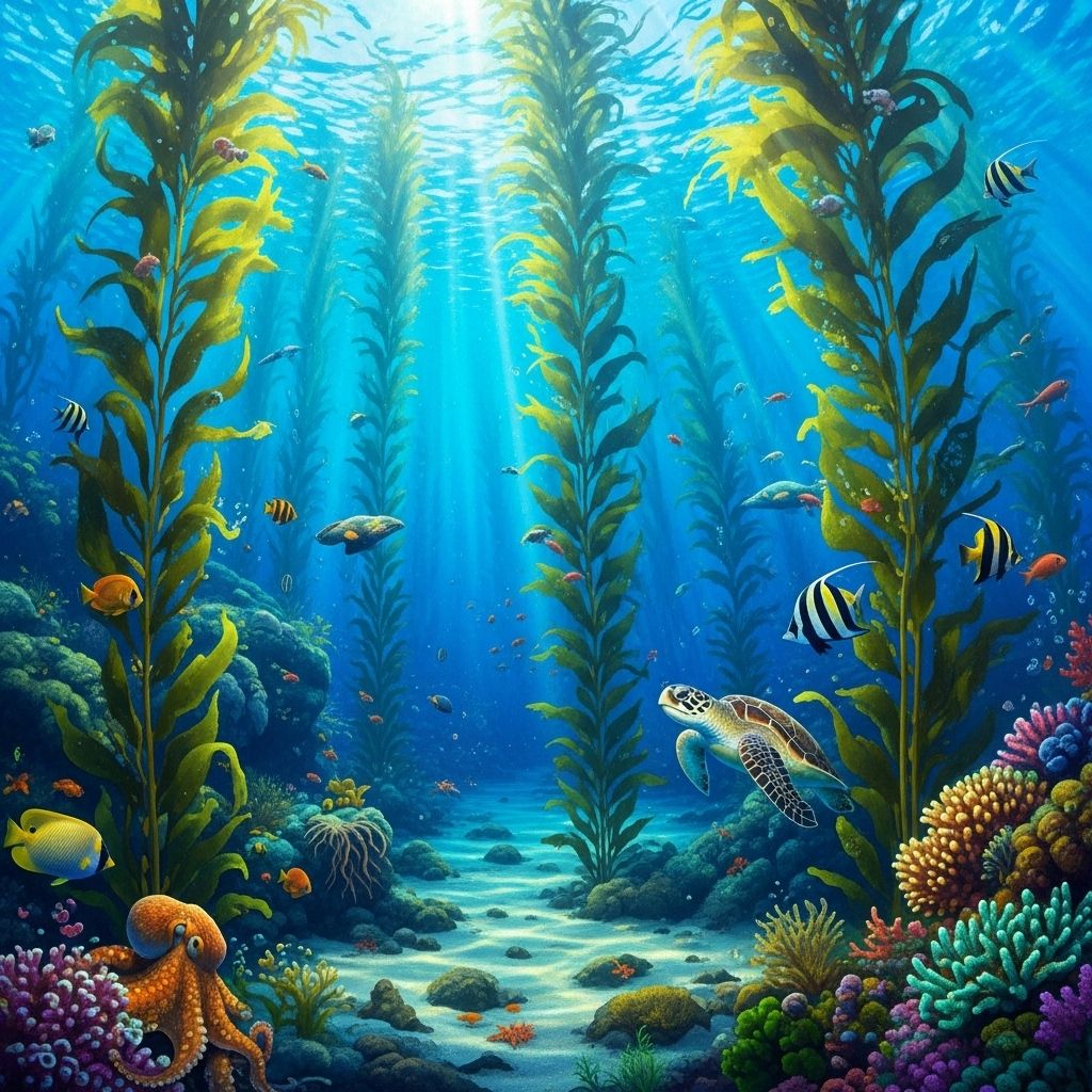 Discover the mysterious beauty, biological richness, and urgent conservation needs of underwater forests across our planet.